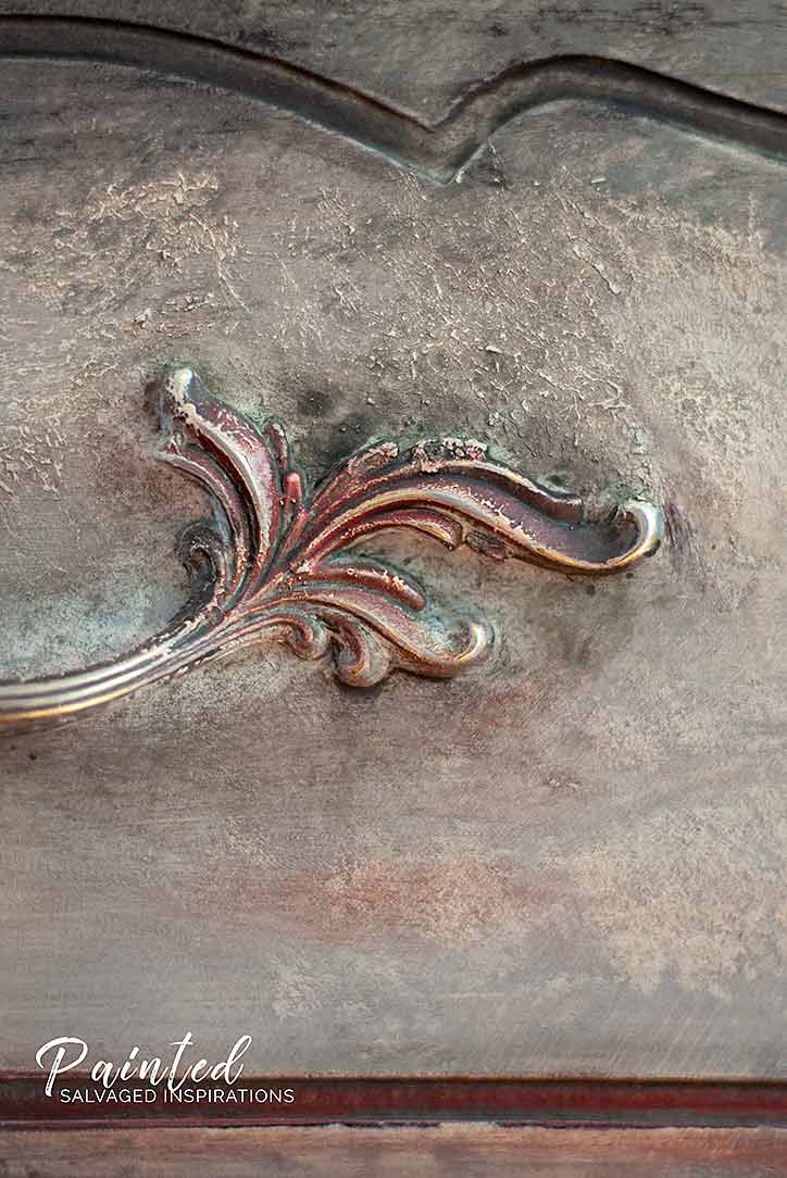 Close Up of Salt Wash Finish