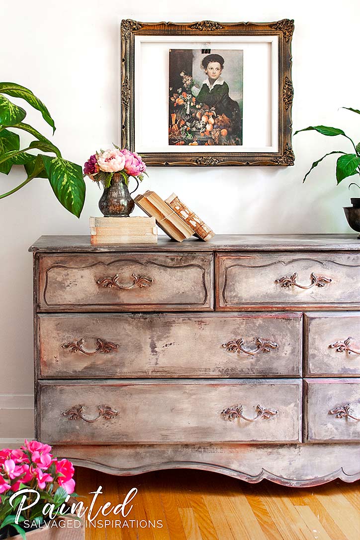 Painted French Provincial Dresser