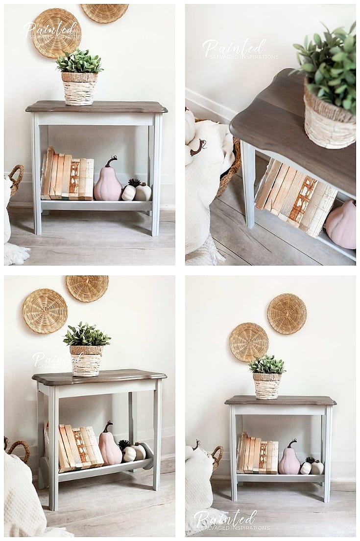 Fall Magazine Rack Table Makeover
