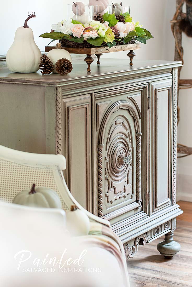 Fall Style Furniture Makeover Before and After