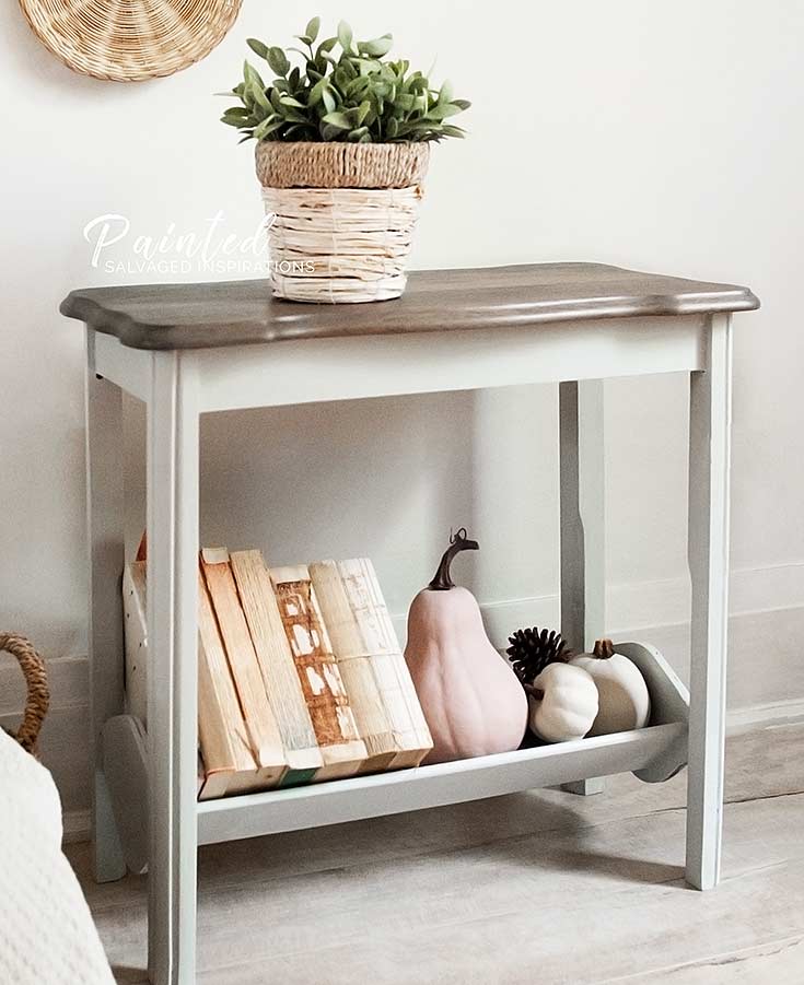 Magazine Rack Table Makeover2