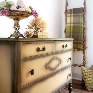 Salvaged Painted Vintage Dresser