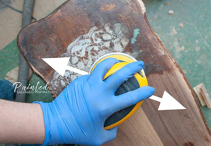 Sanding Against The Grain - Salvaged Inspirations