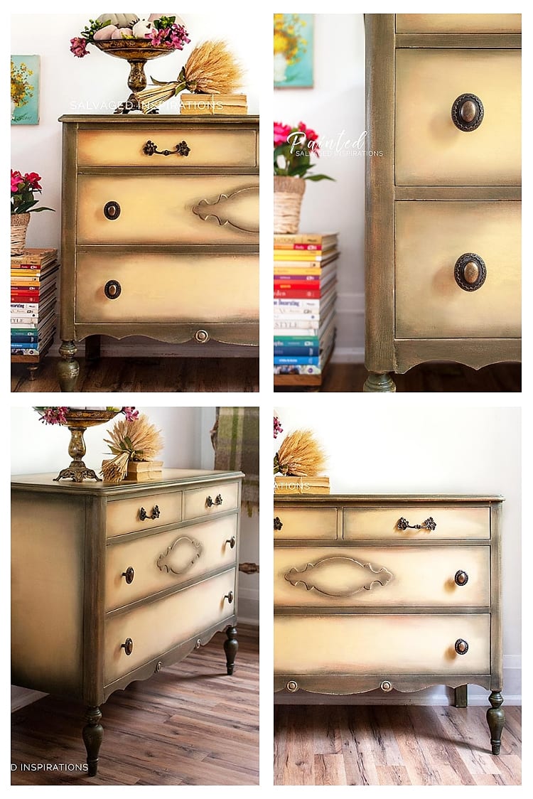 Vintage Salvaged Dresser Collage