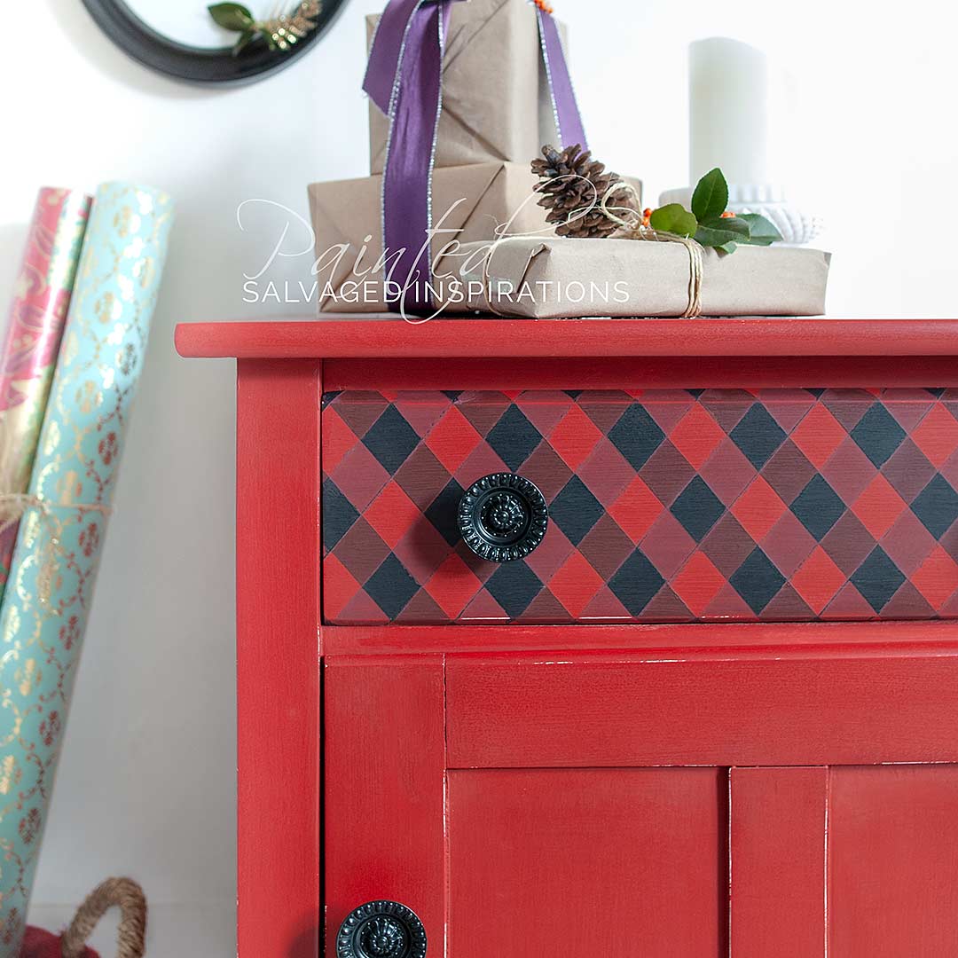 Buffalo Check Painted Furniture IG