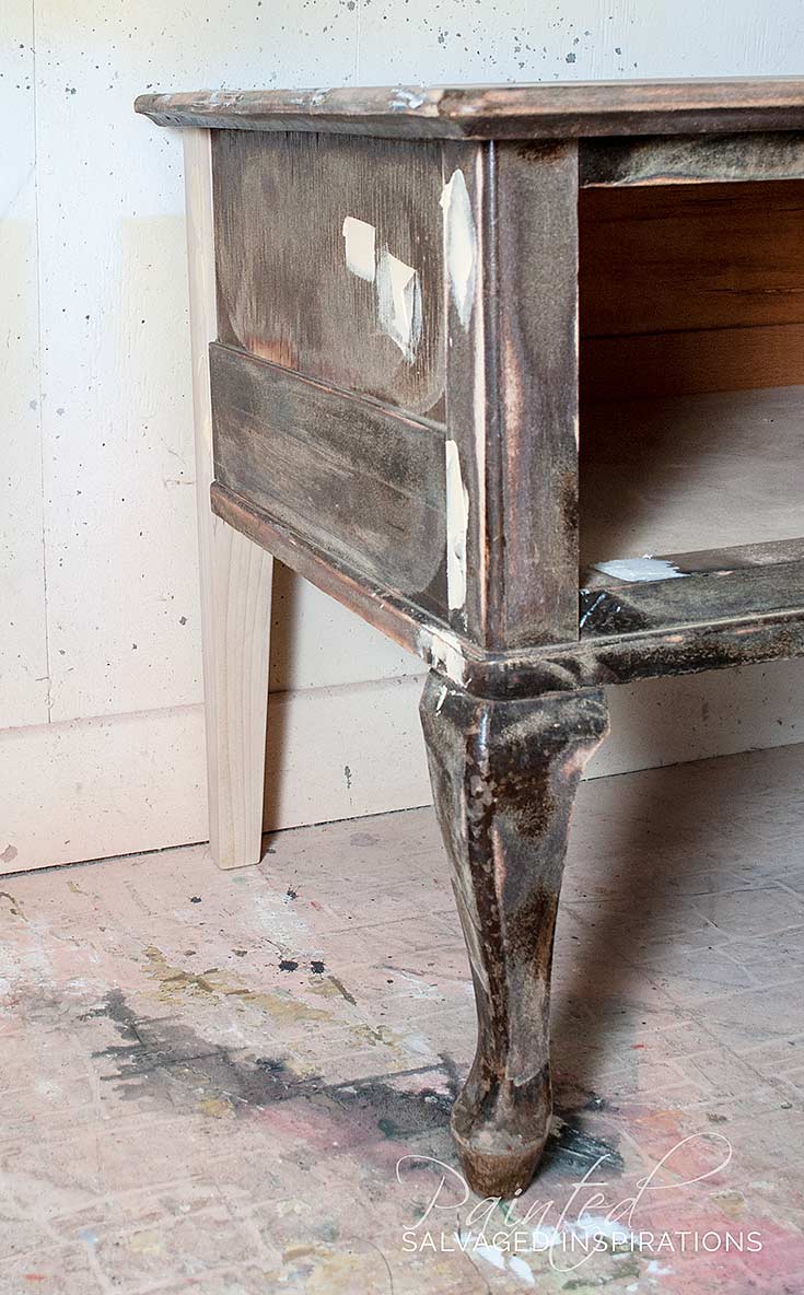 Leg Repair On Three Legged End Table