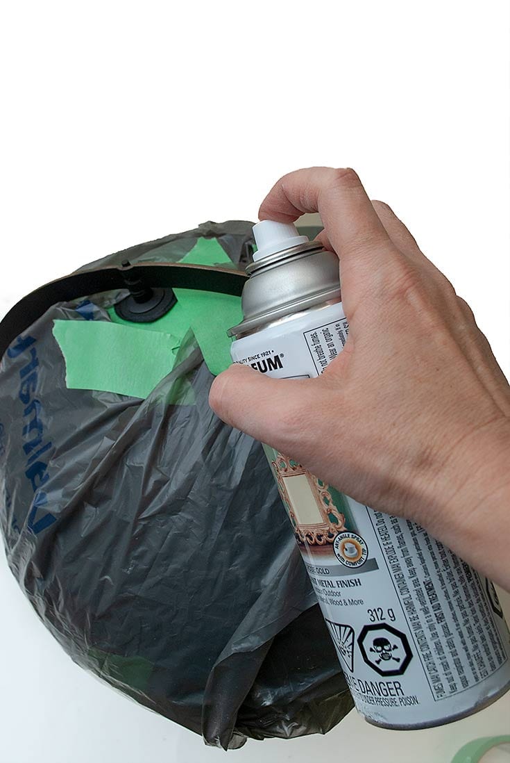 Masking and Spraying World Globe