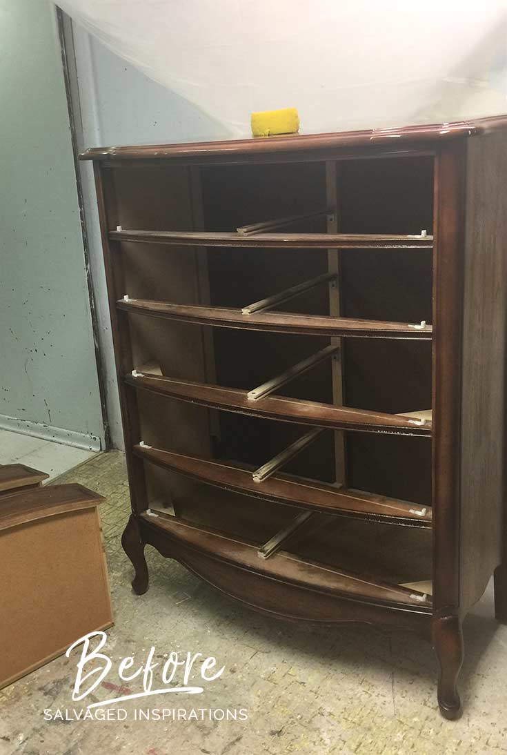 ReStore French Provincial Dresser - Before