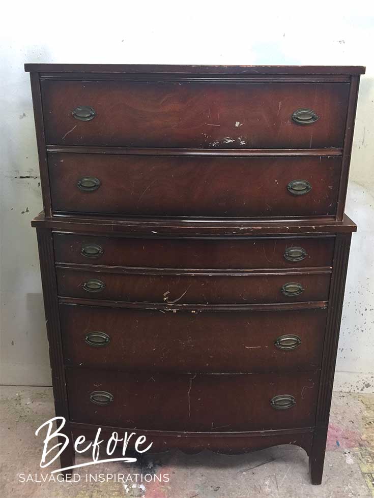 $40 Value Village Tallboy Dresser