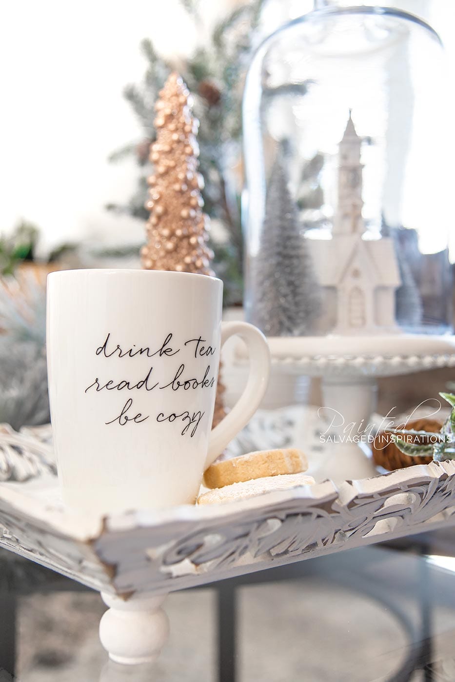 Christmas DIY Wood Tray Makeover