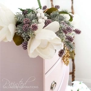 Christmas Greenery on DresserIG