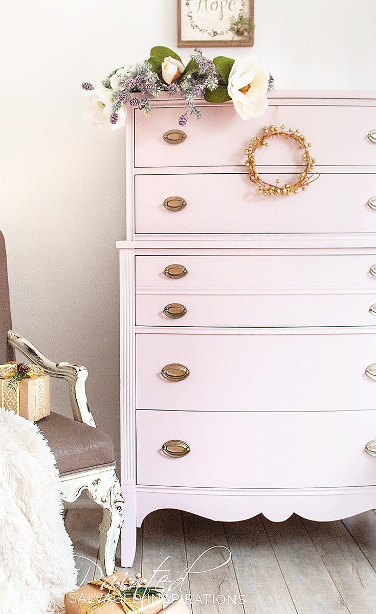 DixieBelles Pink Champagne Dresser Makeover