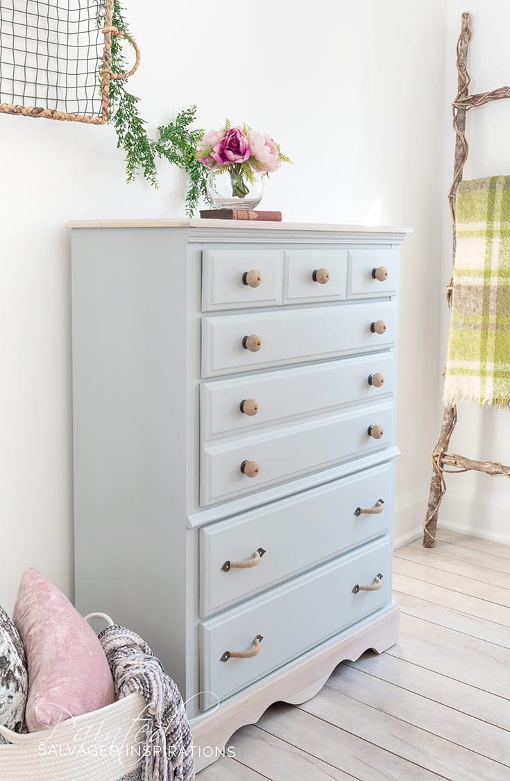DIY 80S Salvaged Inspirations Dresser Makeover