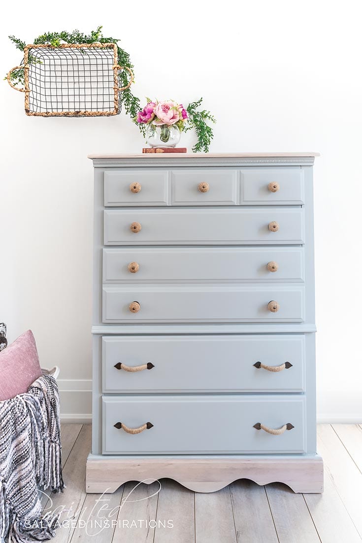 DIY Dresser Makeover 80s Curb Shopped Tallboy