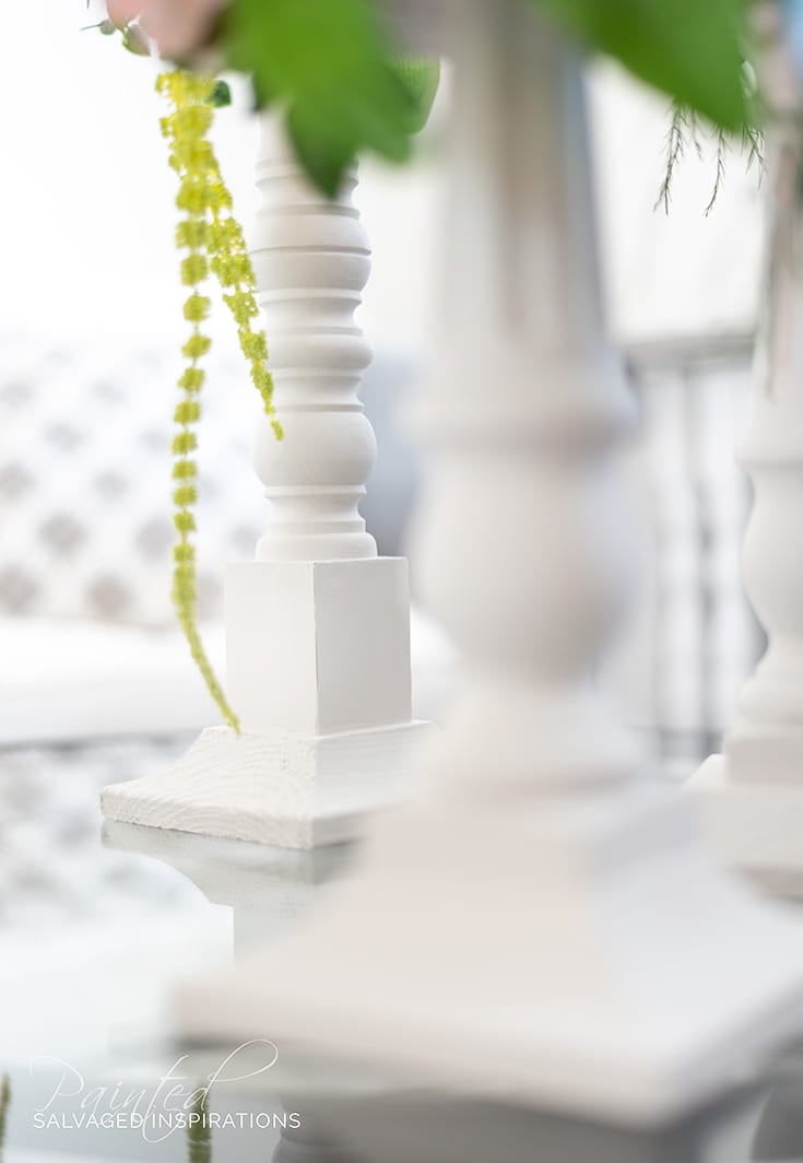 DIY Wood Candle Holders from Salvaged Chair Legs