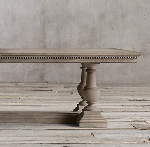 Restoration Hardware Pedestal Table