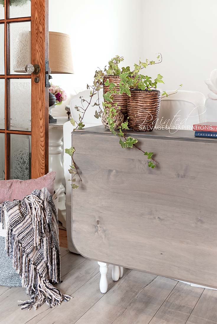 Restoration Hardware Vintage Gate Table Makeover