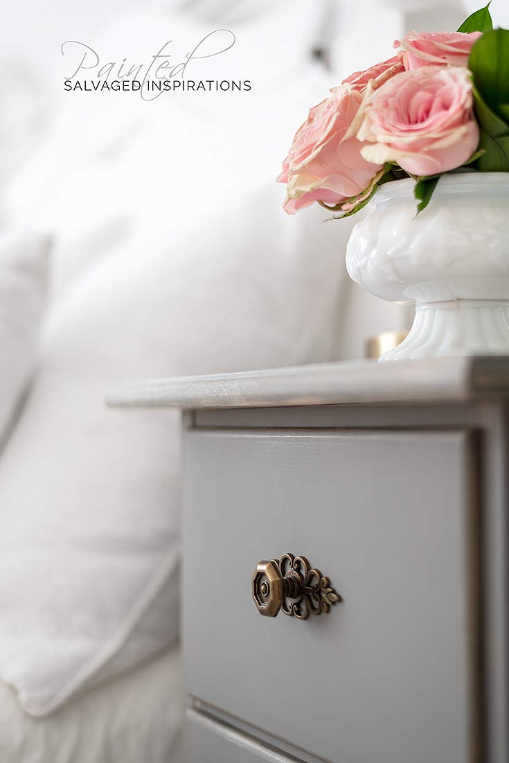 Close Up of Desk Turned Night Table