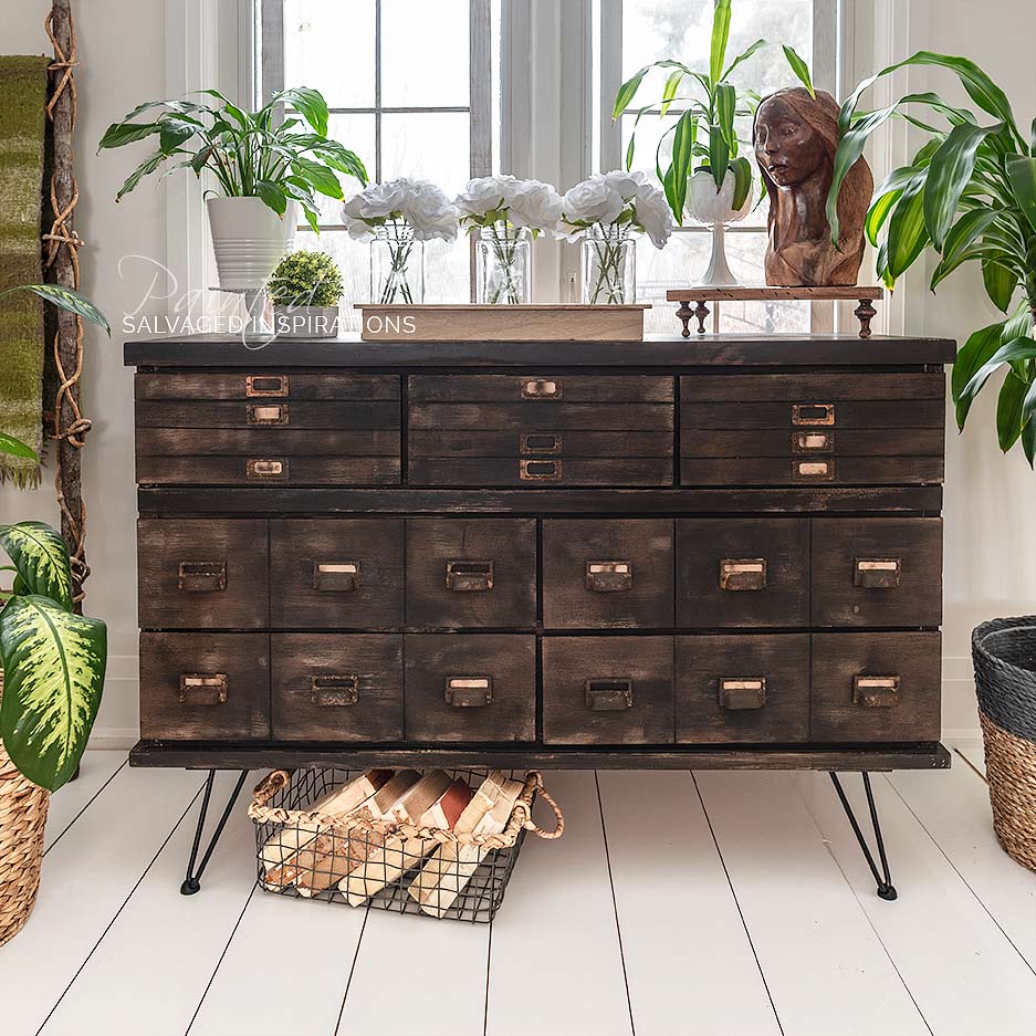 DIY Antique Apothecary Cabinet - Salvaged Inspirations