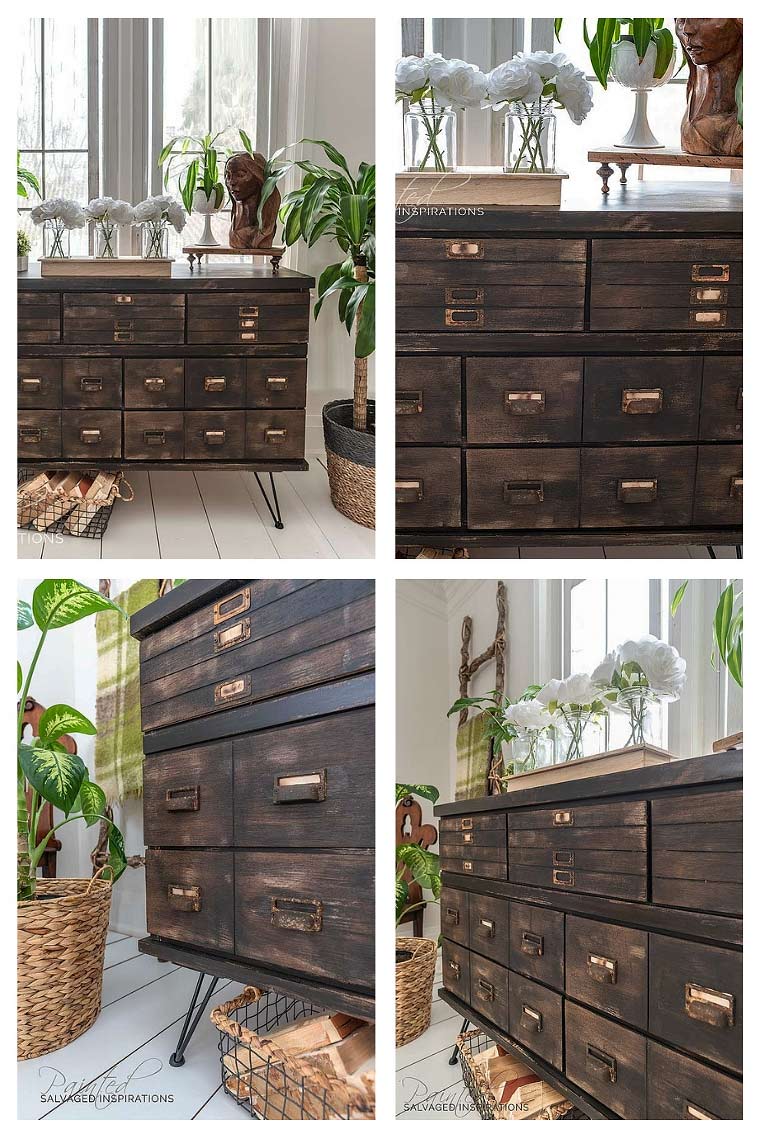 How To Create Faux Drawers On Furniture - Apothecary CabinetIG
