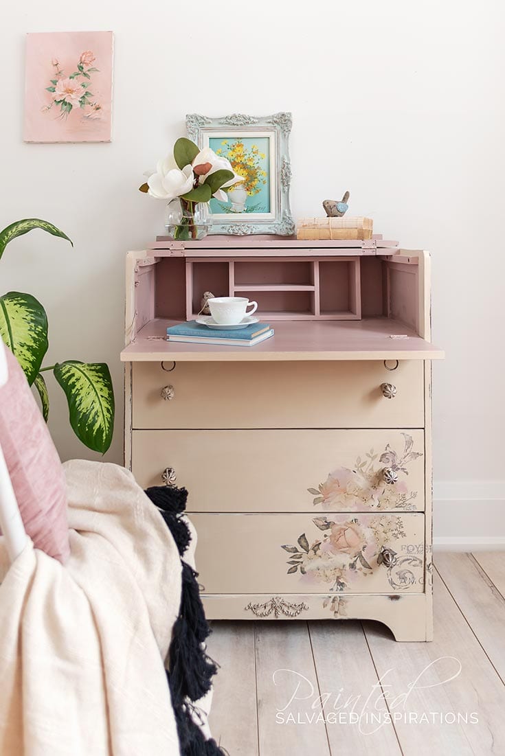 Vintage Flip Desk Makeover