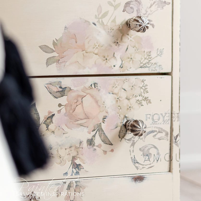 Vintage Flip Writing Desk Dresser IG