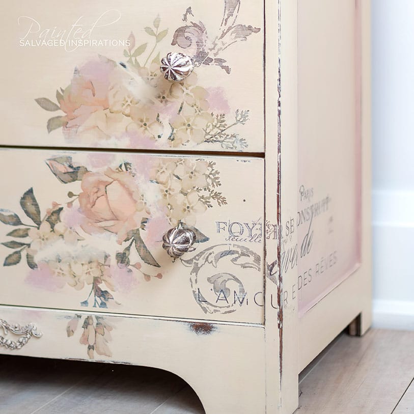 Vintage Writing Desk with Furniture Transfer IG