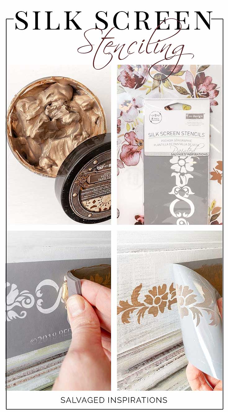 Adhesive Silk Screen Stencil - Salvaged Inspirations