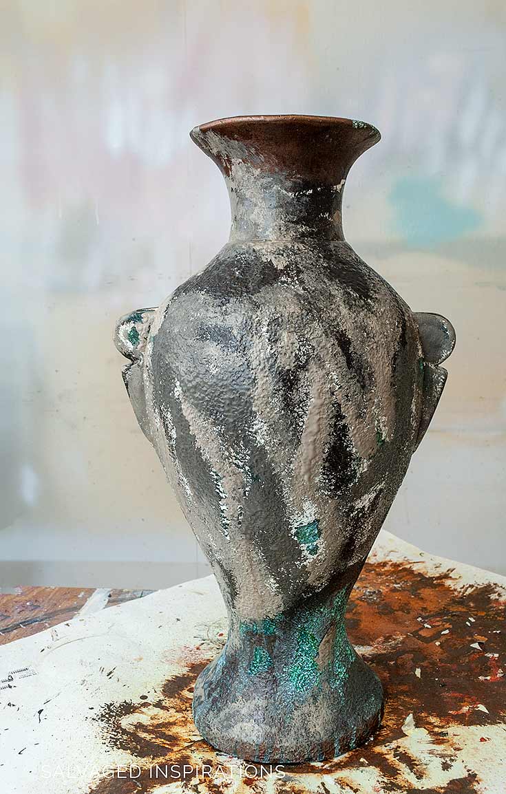 Base Coat for DIY Bronze Patina Finish