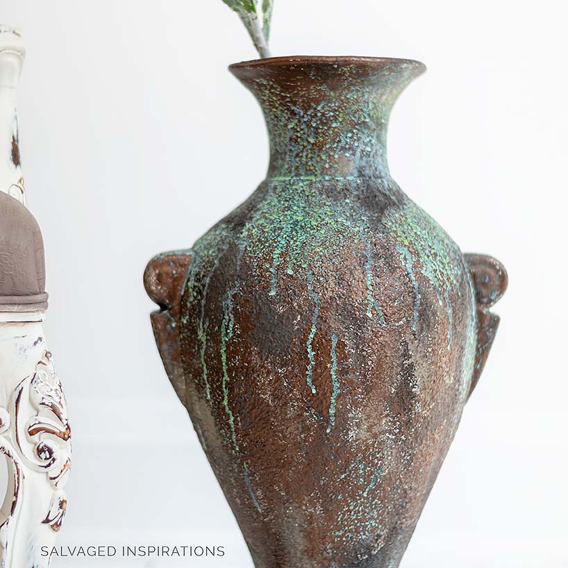 Bronze Painted Patina Vase IG