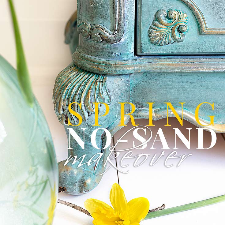 Spring NO SAND Dresser Makeover