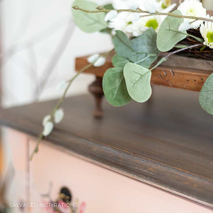 Dixie Belle Walnut Stained Dresser Top IG