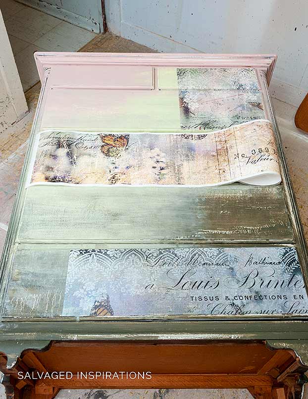 Laying Dresser on Floor For Transfer Layout