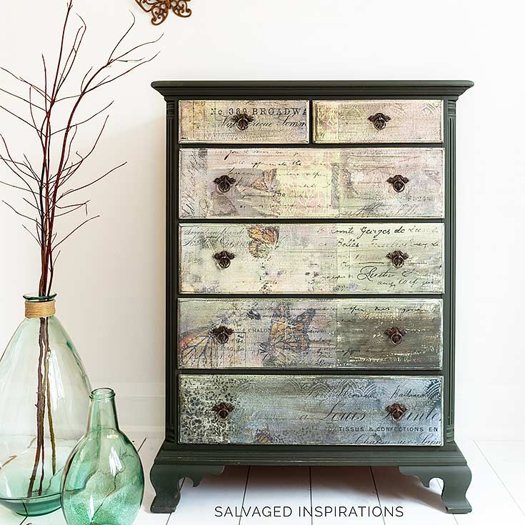 Monarch Grace Butterfly Collage DresserIG