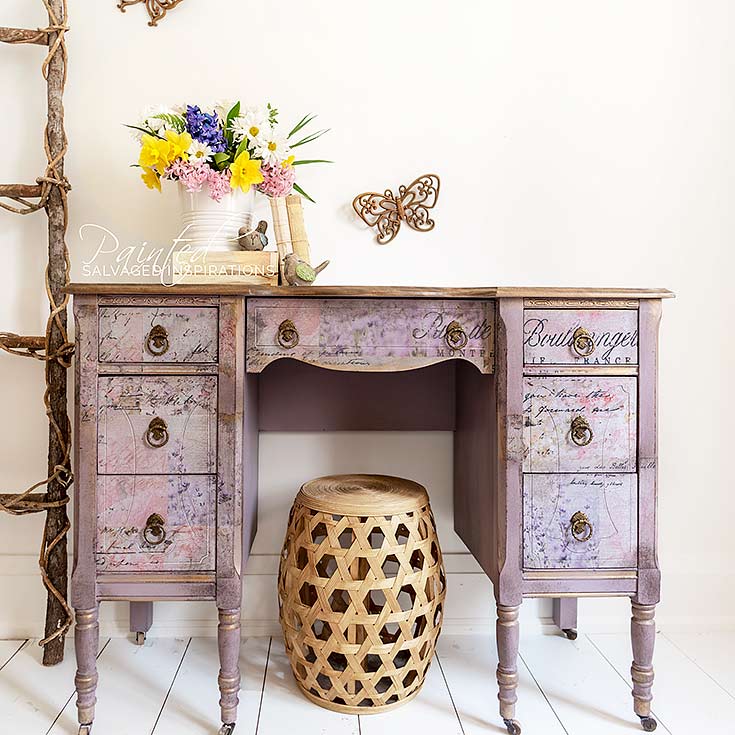 Sanding the Top and Lip of Vintage Dresser
