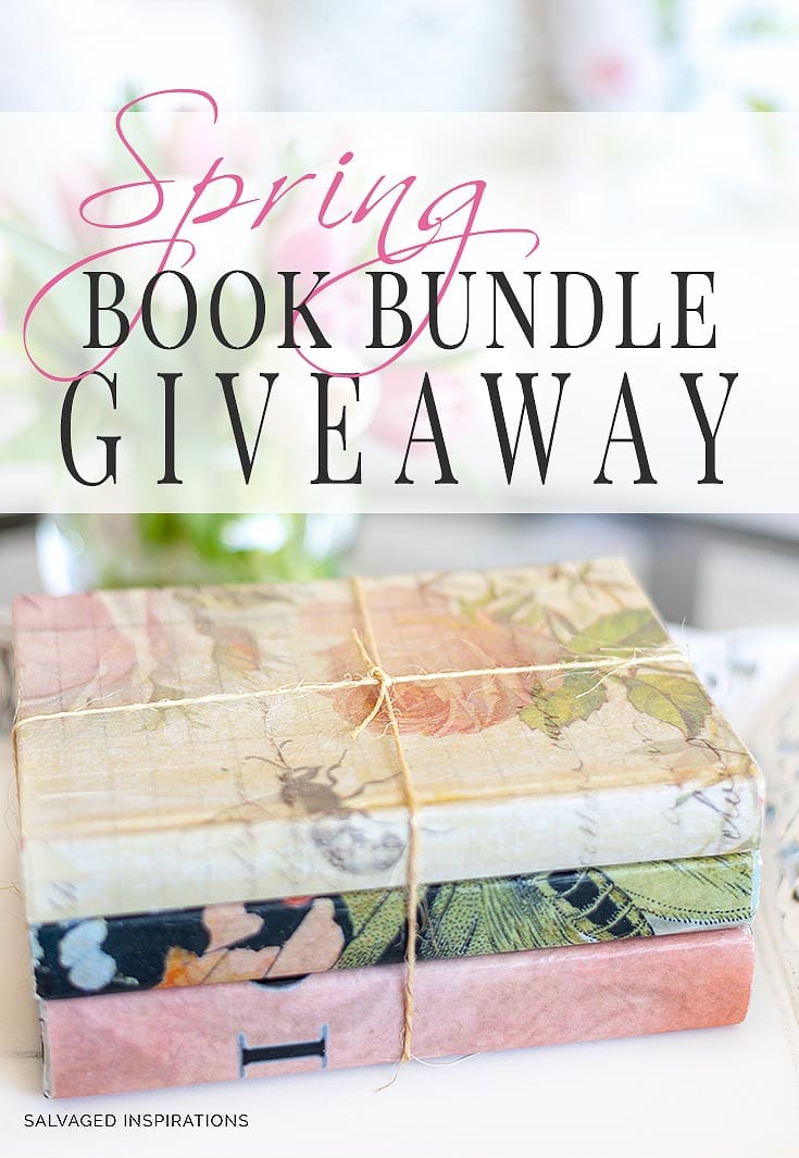 Spring Book Bundle Giveaway - Salvaged Inspirations