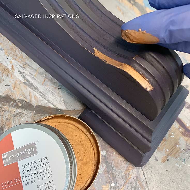 Applying Redesign Decor Wax To Furniture