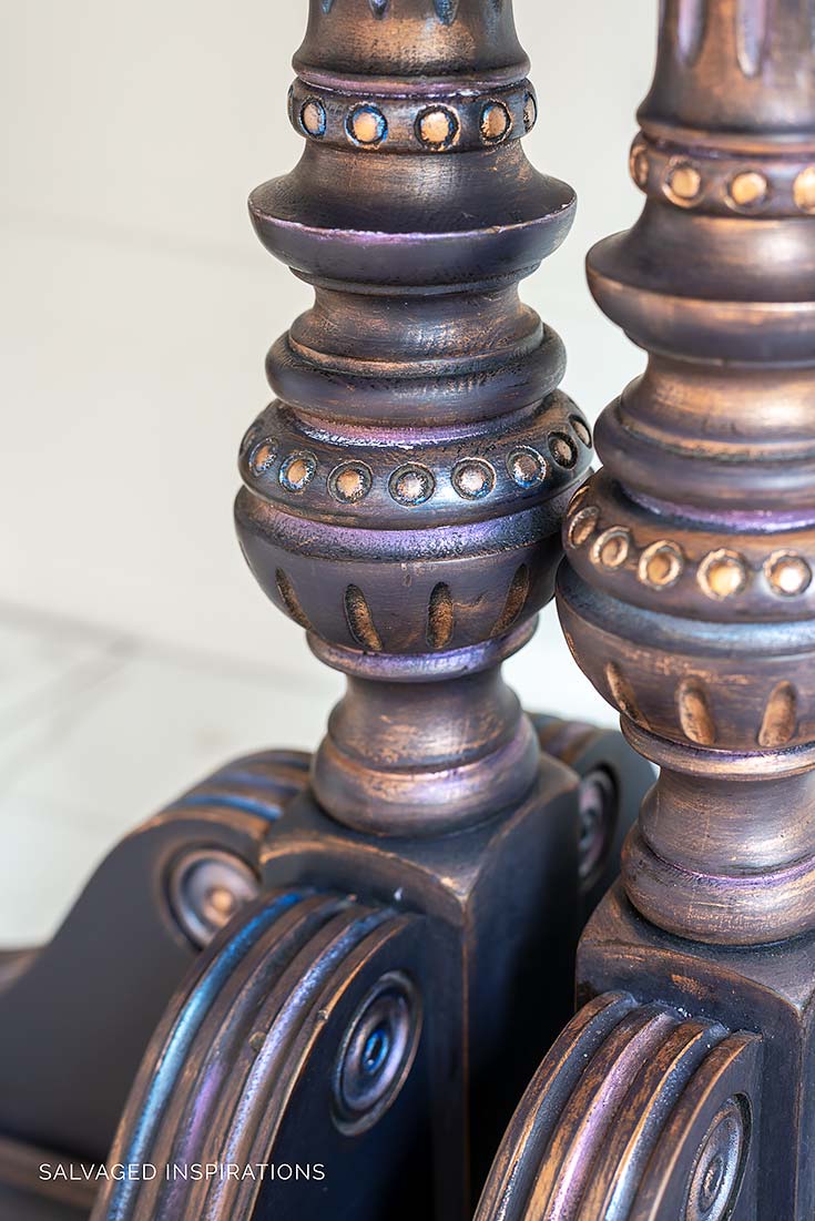 Dimune Table Makeover w Gilding Waxes