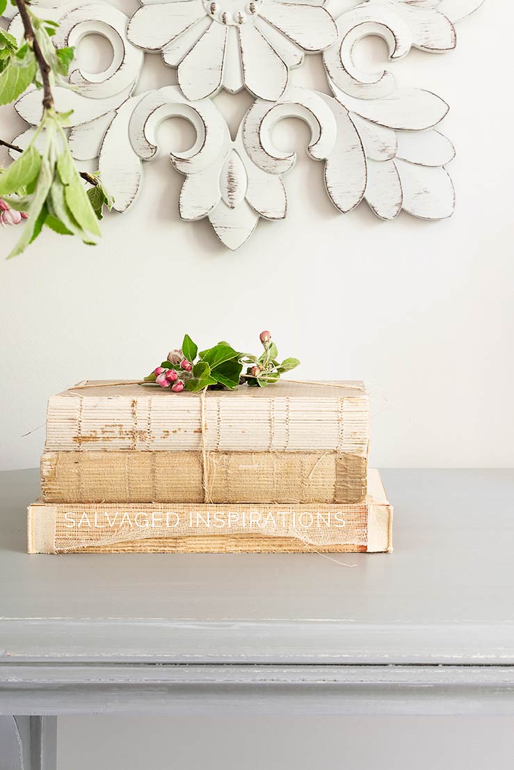 White Washed Grey Painted Console Table