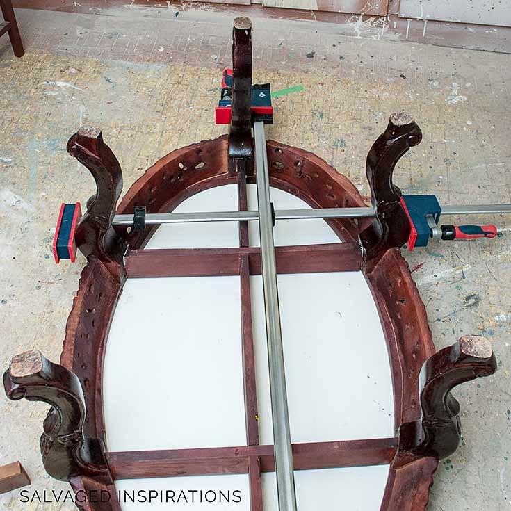 Claming and Gluing Curb Shopped Coffee Table