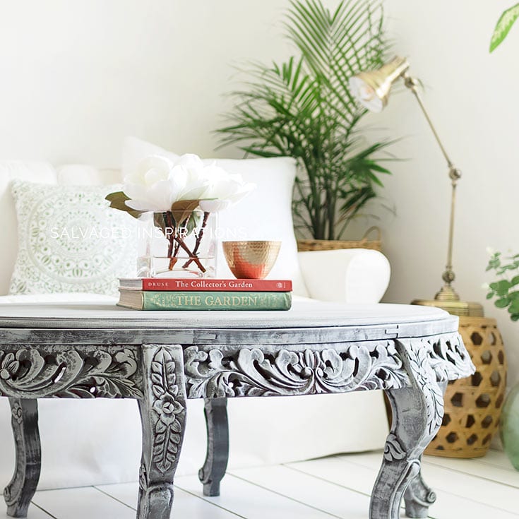 Close Up of Dry Brushed Painted Furniture