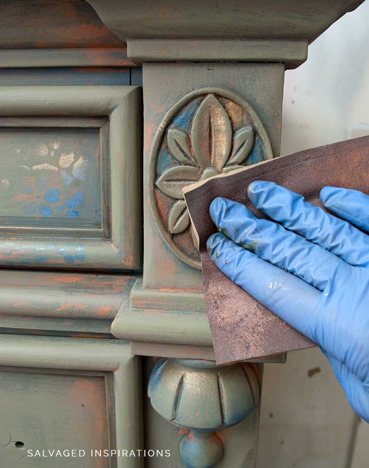 Redesign Decor Wax on Painted Dresser