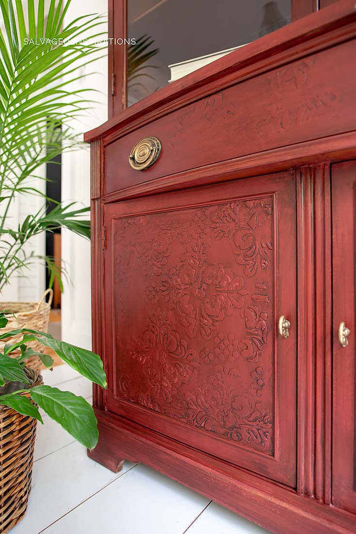 Side View of Raised Stencil