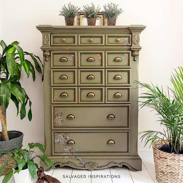 Spanish Moss Dresser Makeover IG