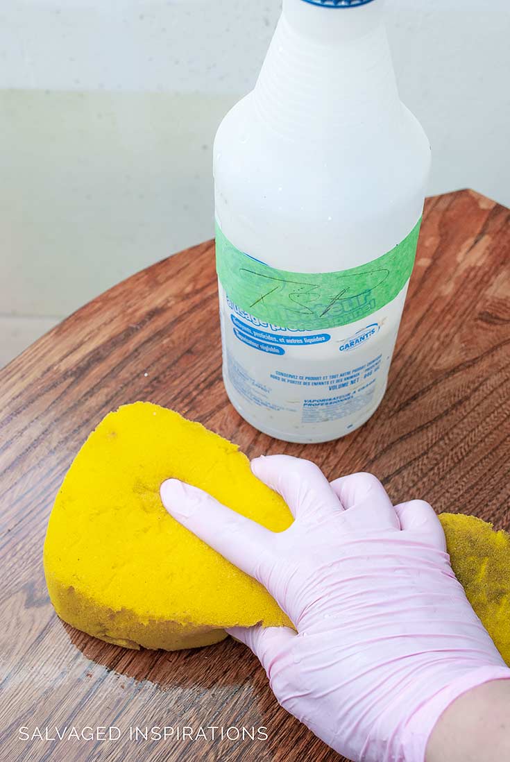 Cleaning 2 Tier Side Table w TSP