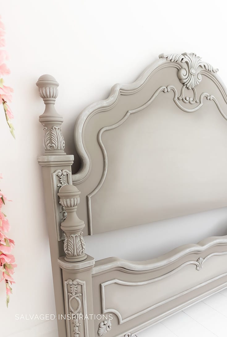 Side of French Linen Painted Headboard