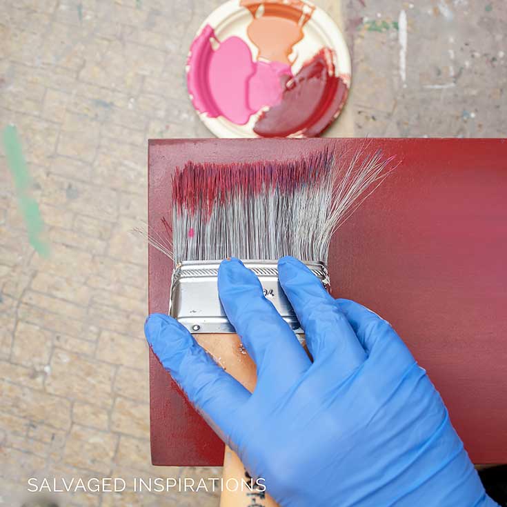 Blending Paint With Old Soft Brush