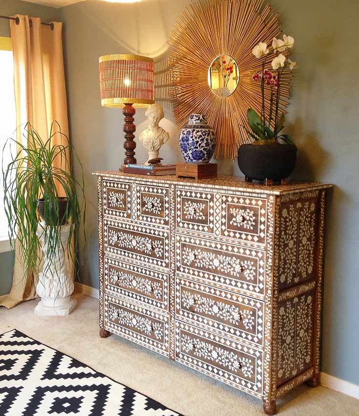 Cutting Edge Stencil indian-inlay-stencil-kit-diy-stenciled-dresser-e1426560481522