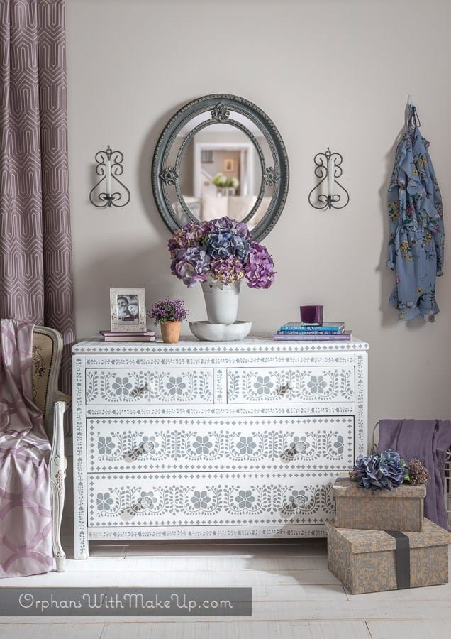 Orphans With Makeup Bone Inlay Dresser