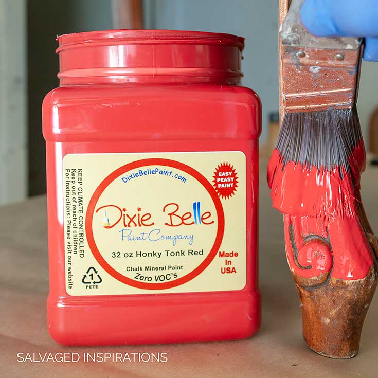 Undercoat Priming with Red Paint